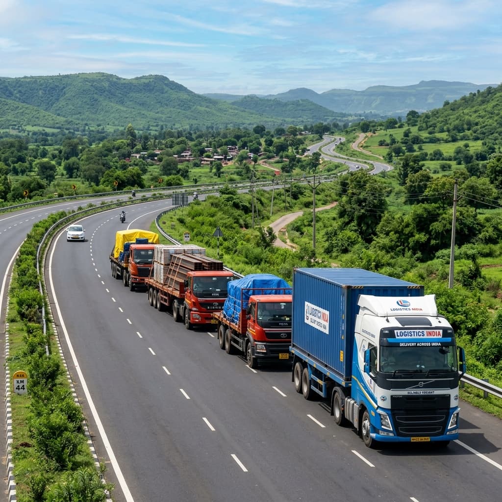 Truck fleet visual from Tulsi Carrying Pvt Ltd profile